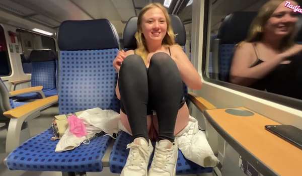 Nadja Hot Fuck in the train