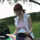 Student Gets Banged Outdoor